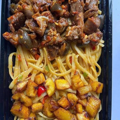 Spaghetti asu and dodo
